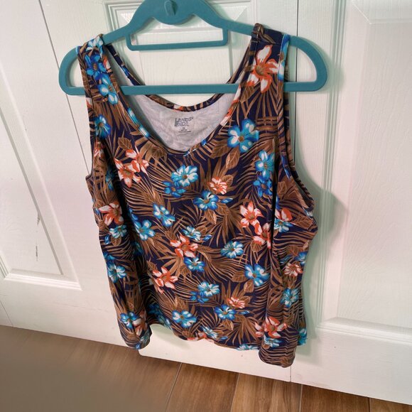 Lands' End Tropical Bundle Tank Tops Size 2X - Picture 2 of 9